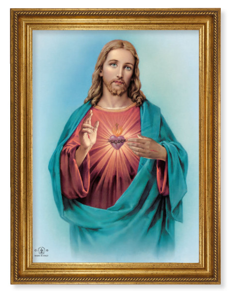 Sacred Heart of Jesus19x27 Framed Print Artboard - #170 Frame