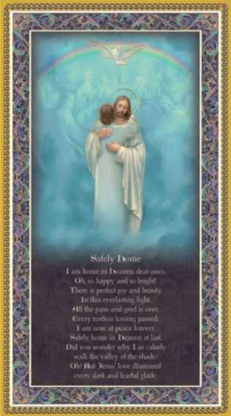 Safely Home Italian Prayer Plaque - Full Color