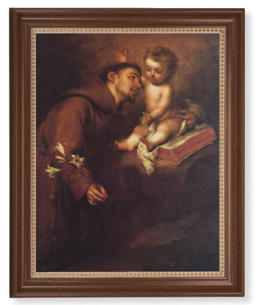 Saint Anthony of Padua 11x14 Framed Print Artboard - #127 Frame
