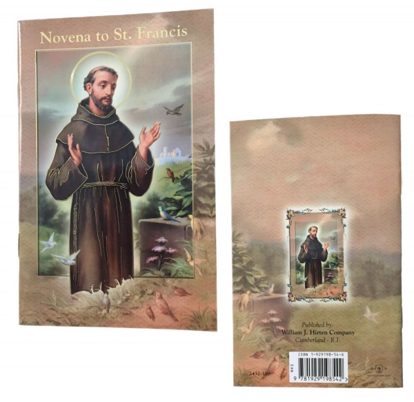 Saint Francis of Assisi Novena Pamphlet - Pack of 10 - Full Color