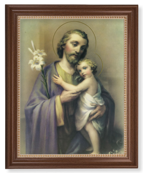 Saint Joseph 11x14 Framed Print Artboard - #127 Frame