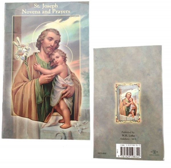 Saint Joseph Novena Prayer Pamphlet - 10 Per Pack - Gray