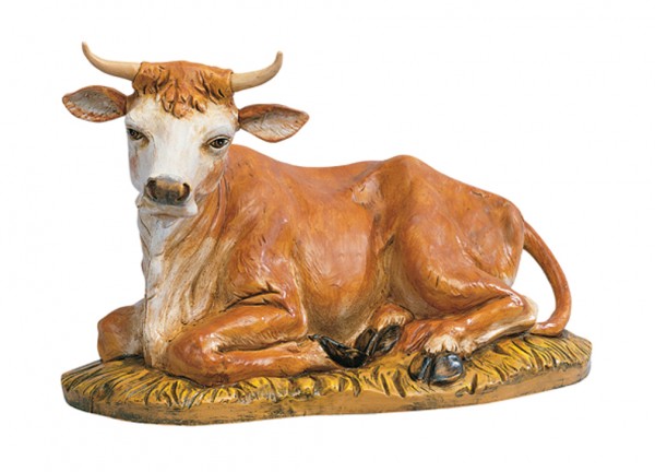 Seated Ox Figure for 18 inch Nativity Set - Multi-Color