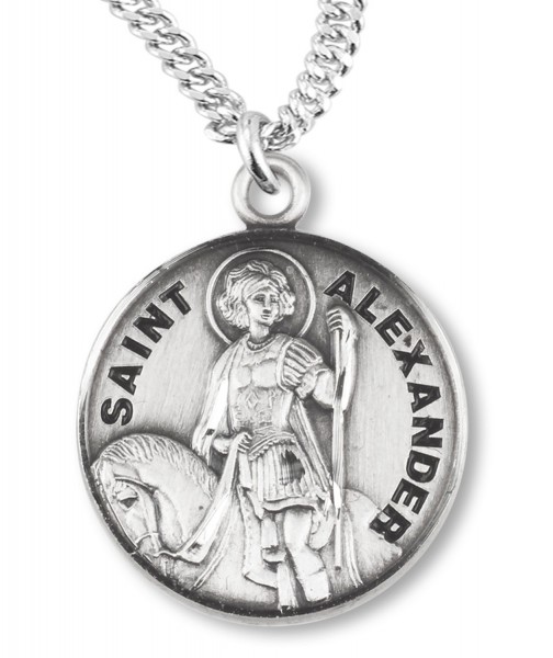 St. Alexander Medal - Sterling Silver