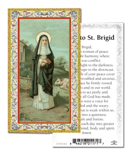 St. Brigid Prayer Cards 100 Pack - Full Color