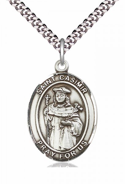 St. Casimir of Poland Medal - Pewter