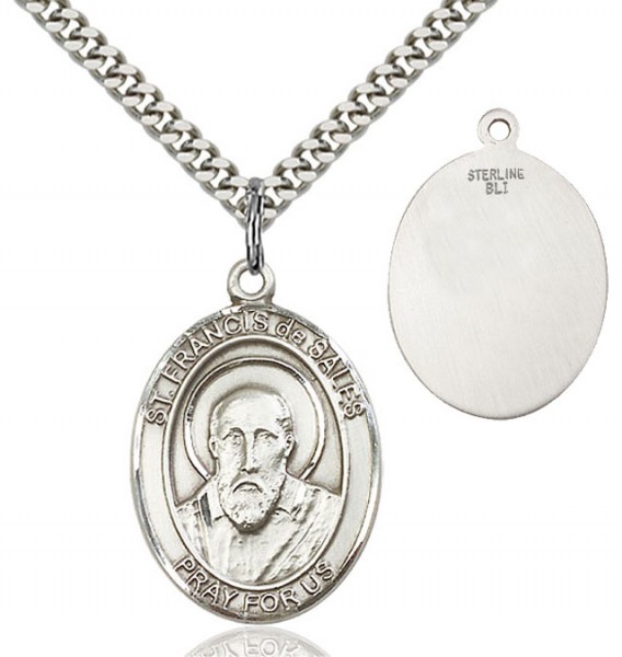 St. Francis de Sales Medal - Sterling Silver