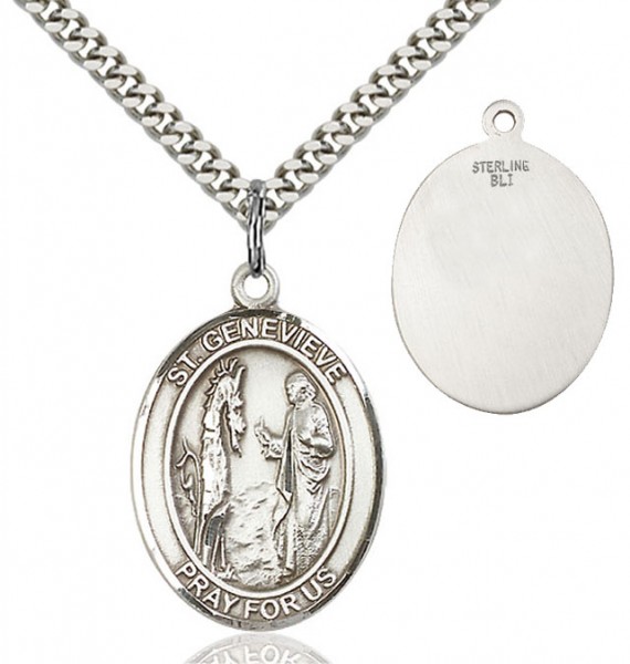 St. Genevieve Medal - Sterling Silver
