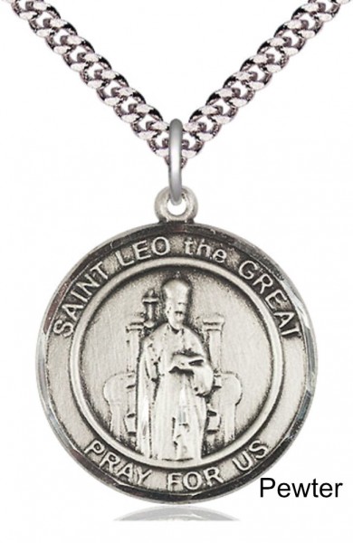 St. Leo the Great Necklace - Pewter