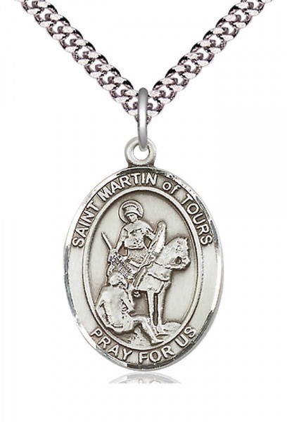 St. Martin of Tours Medal - Pewter