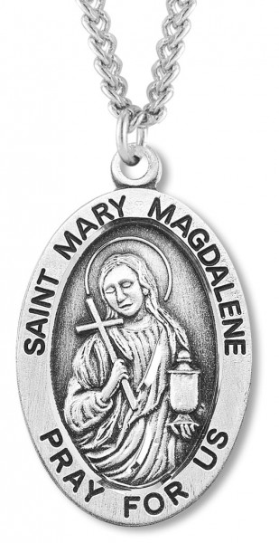 St. Mary Magdalene Medal Sterling Silver - Sterling Silver