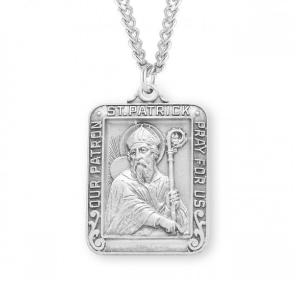 St. Patrick Medal Sterling Silver - Sterling Silver