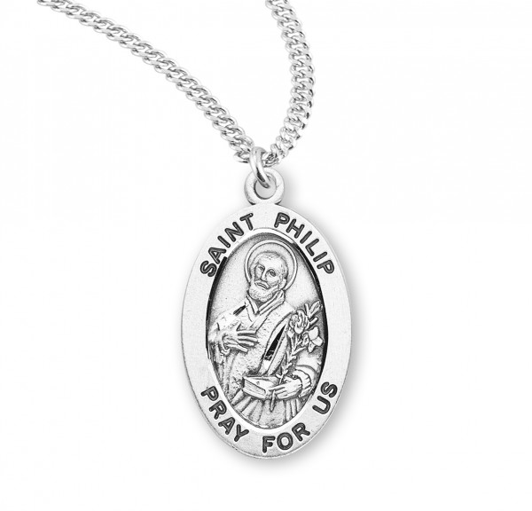 Women's St. Philip Oval Medal - Sterling Silver
