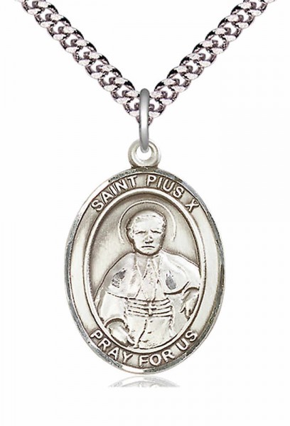 St. Pius X Medal - Pewter