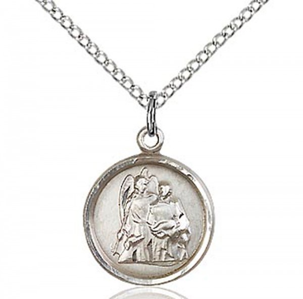 St. Raphael Medal, Small - Sterling Silver