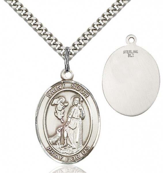 St. Roch Medal - Sterling Silver