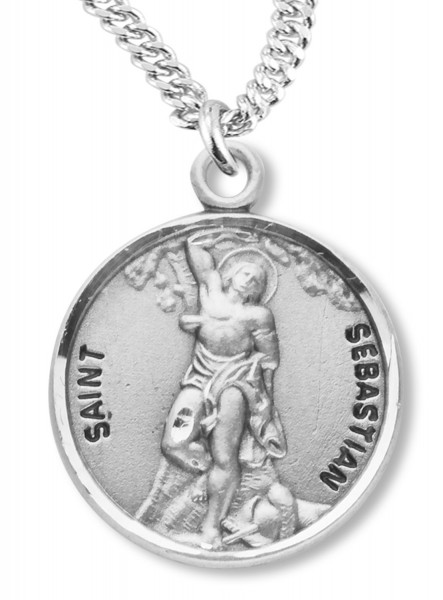 St. Sebastian Medal - Sterling Silver
