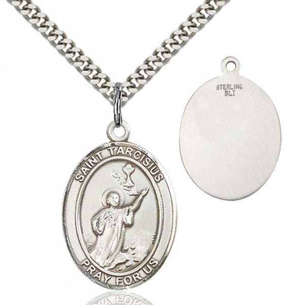 St. Tarcisius Medal - Sterling Silver
