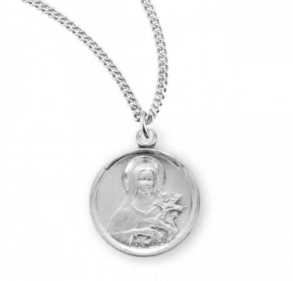 St. Therese Medal Sterling Silver - Sterling Silver