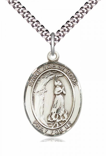 St. Zoe of Rome Medal - Pewter