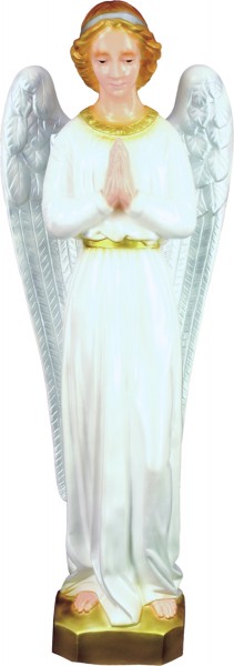 Plastic Praying Angel Statue - 24 inch - Full Color