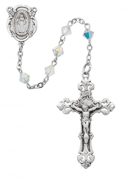 Swarovski Clear Crystal Rosary - Clear