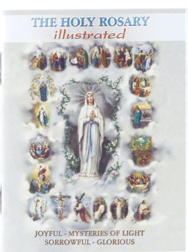 The Holy Rosary Book Mysteries - 10 per order - Multi-Color