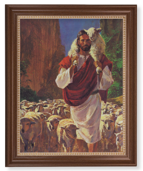 The Good Shepherd by Hook 11x14 Framed Print Artboard - #127 Frame