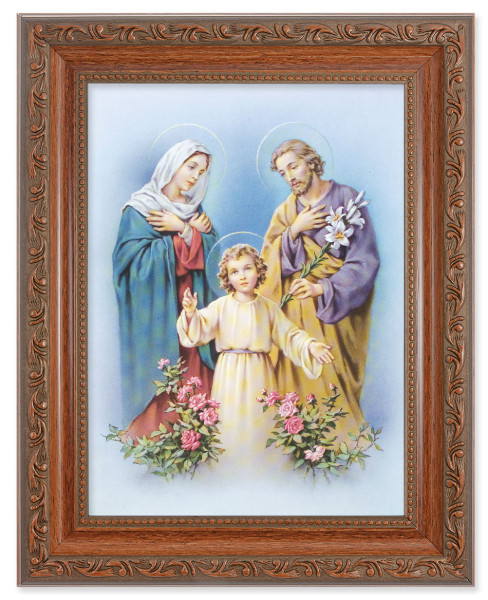 The Holy Family Help 6x8 Print Under Glass - #161 Frame