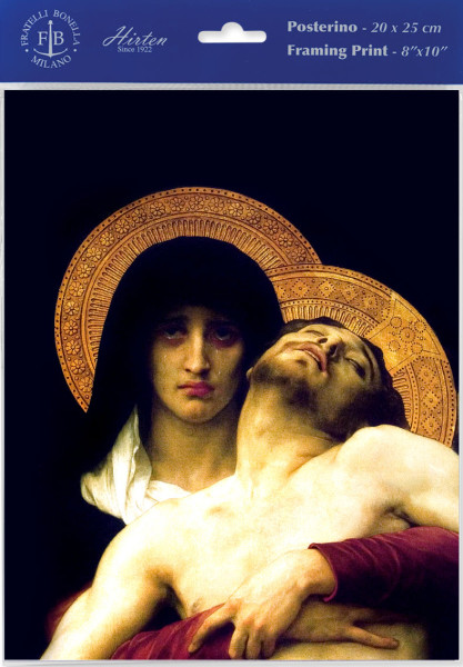 The Pieta by Bouguereau Print - Sold in 3 Per Pack - Multi-Color