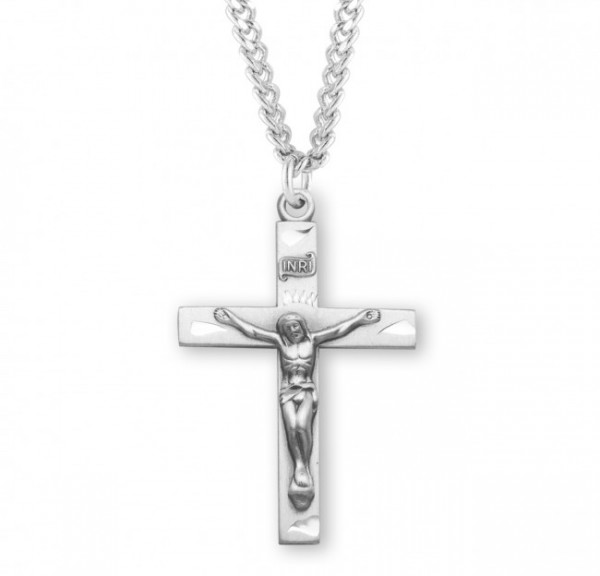 Traditional Crucifix Pendant Sterling Silver - Sterling Silver