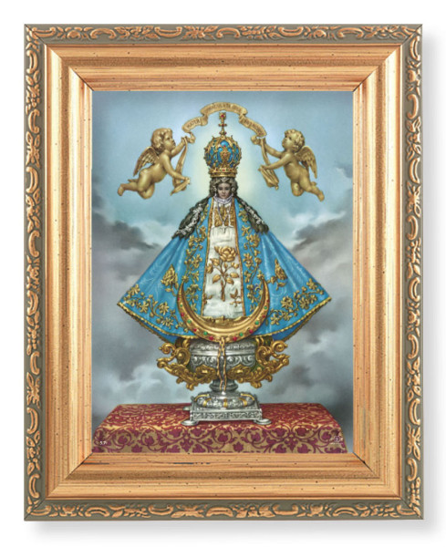 Virgen de San Juan 4x5.5 Print Under Glass - Full Color