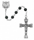 Black Onyx Rosary with Satin Finish Crucifix