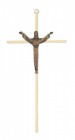 Brass Risen Christ Crucifix, Brass Corpus - 10“H
