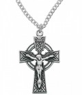 Men's Traditional Celtic Crucifix Necklace