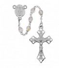 Clear Aurora Glass Rosary