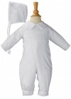 Cotton Hand Smocked Pin Tucked Coverall