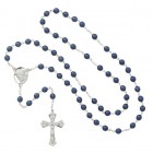 Ecce Homo Blue Metallic Rosary