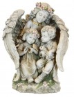 Garden Angel with Children Statue - 15.75“