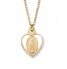 Youth Heart Shaped Miraculous Medal