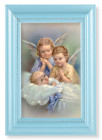 Guardian Angels with Baby Boy 4x6 Print Pearlized Frame