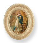 Immaculate Conception Small 4.5 Inch Oval Framed Print
