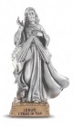 Jesus I Trust In You Pewter Statue 4 Inch