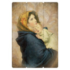 Madonna of the Streets Large Wood Wall Plaque