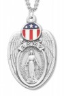 Mary Army Medal Sterling Silver