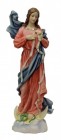 Mary, Undoer of Knots Statue, Hand Painted - 8 Inches