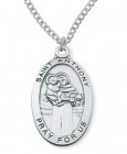 Men's St. Anthony Medal Sterling Silver