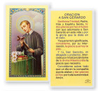Oracion A San Gerardo Mayela Laminated Spanish Prayer Card
