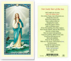 Our Lady Star of The Sea Laminated Prayer Card