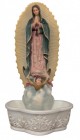 Our Lady of Guadalupe Water Font, Full Color - 7 1/2 inch